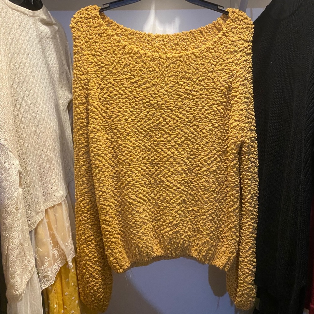 Forever 21/ Woven Heart Sweater